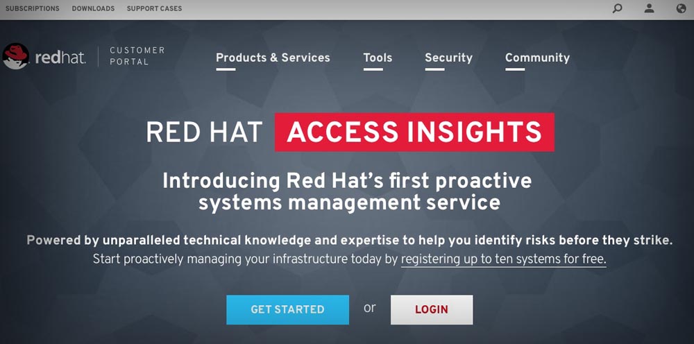 Red Hat Access Insights