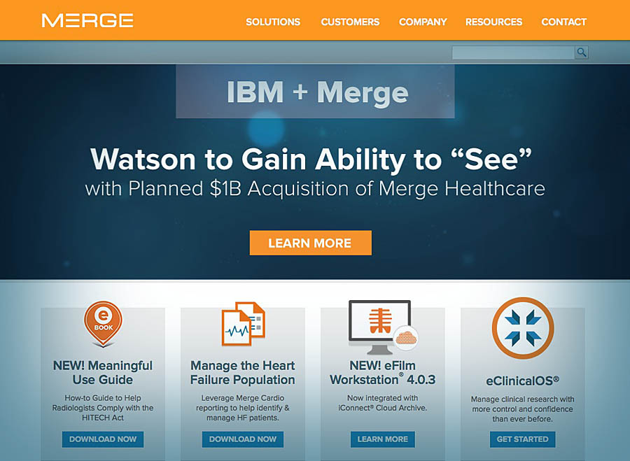 IBM compra Merge Healthcare 1