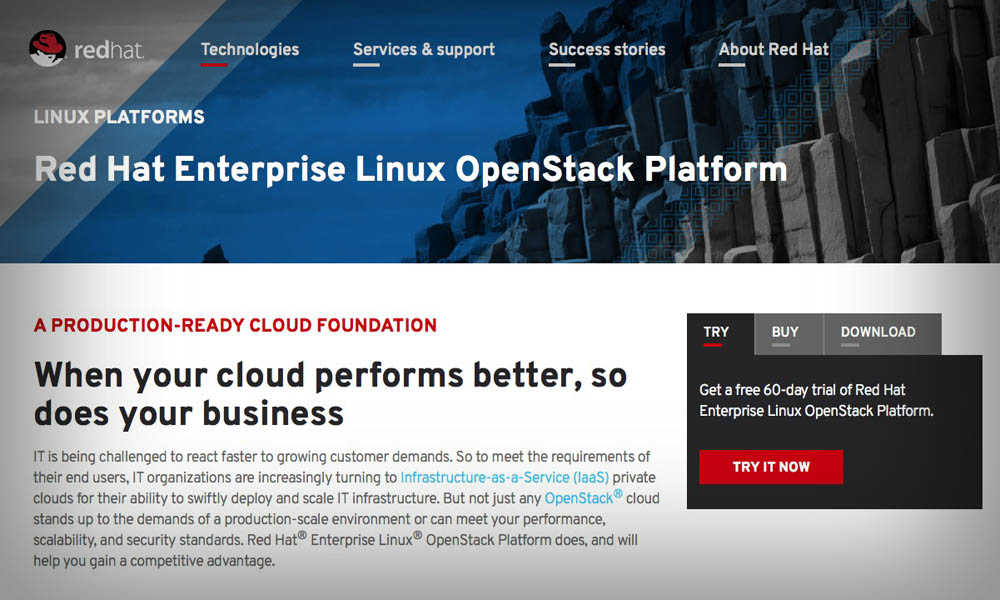 Red Hat enterprise OpenStack