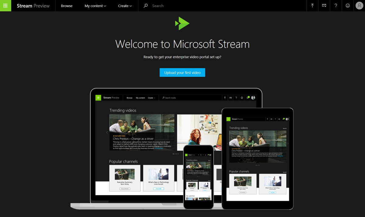 microsoft-stream-screenshot-homepage