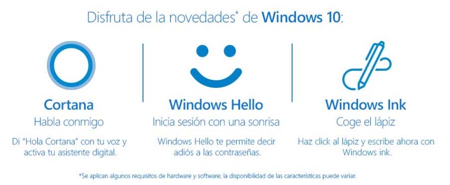 Novedades windows 10 oferta Microsoft